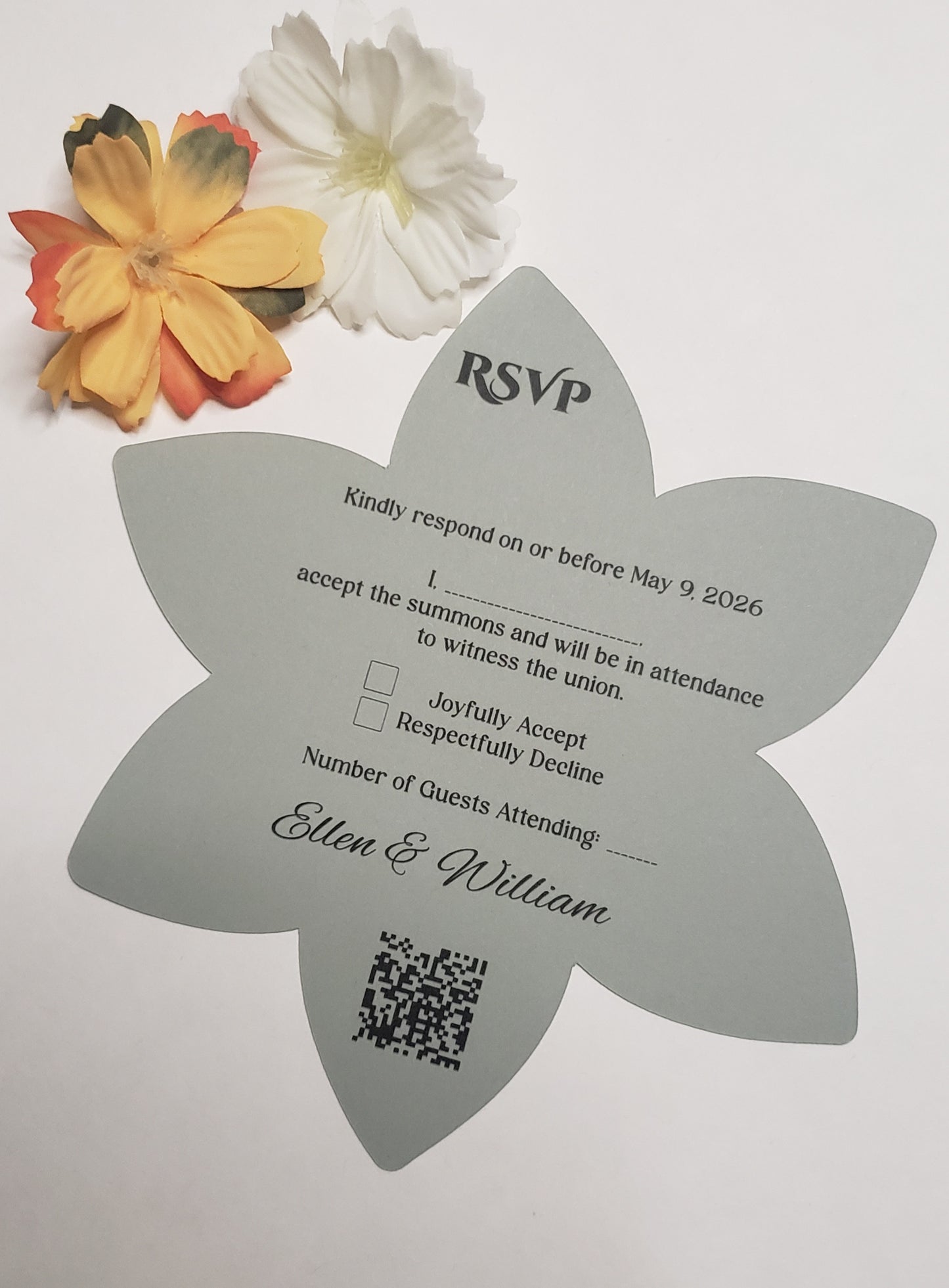 wedding invite(ready made) legal professional theme