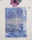 Wedding Invite(ready made) The Sapphire Bloom suite